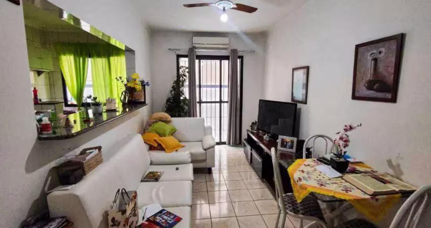Apartamento com 1 quarto no canto do forte em praia grande/sp