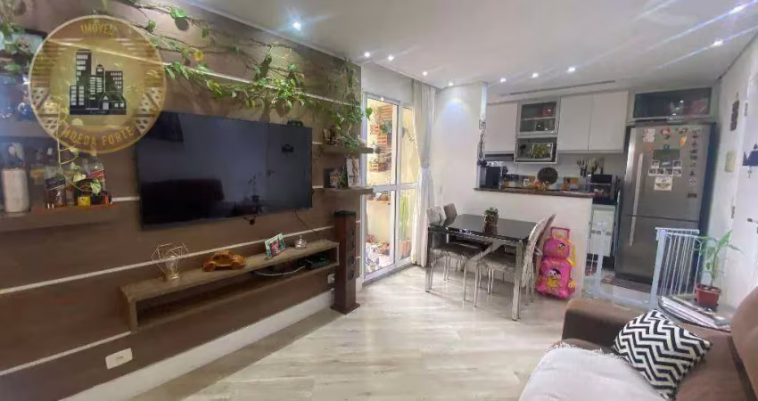 Apartamento com 2 dormitórios à venda, 48 m² por r$ 425.000,00 - planalto - são bernardo do campo/sp