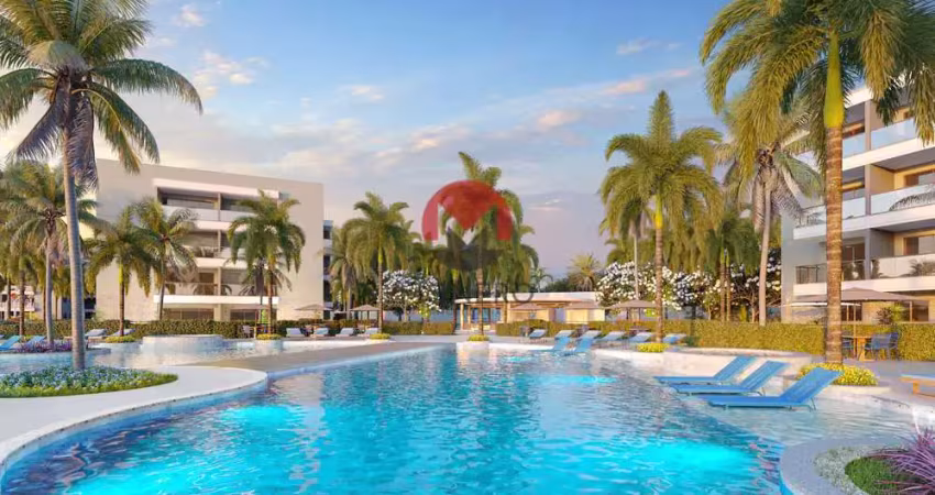 Incrível apartamento tipo garden com 95m² próximo ao beach park | porto das dunas, aquiraz-ce