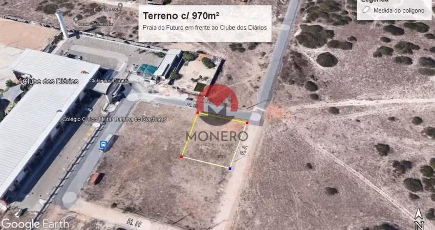 Terreno próximo à AV. DR ALDY MENTOR com quase 1000m² | Dunas, Fortaleza-CE