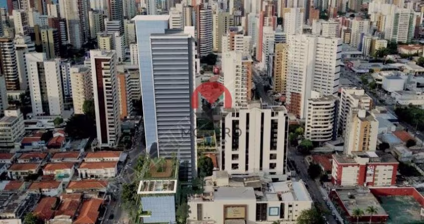 MEIA LAJE Comercial em Edifício ''MEDICAL CENTER ''com 203m² em área SUPER NOBRE | Meireles, Fortaleza-CE