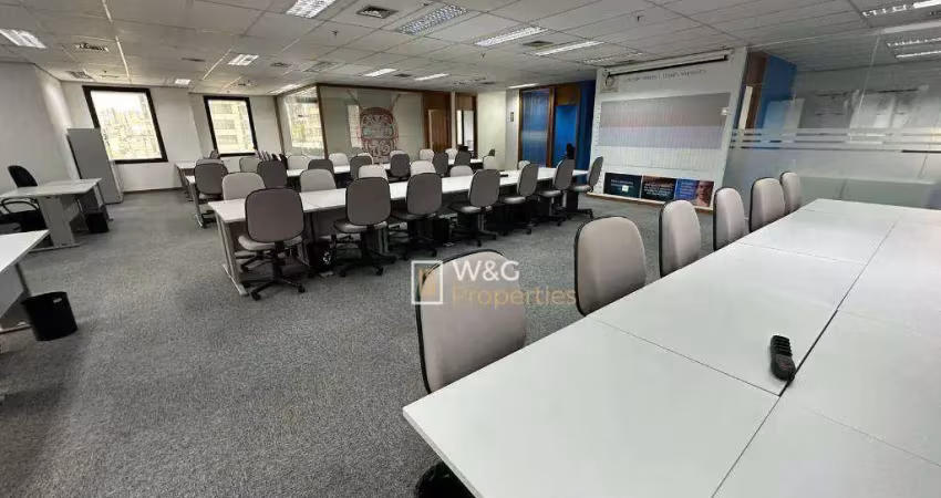 Andar corporativo para alugar, 644 m² por r$ 76.700,40/mês - cidade monções - são paulo/sp
