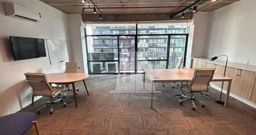 Conjunto para alugar, 59 m² por r$ 17.126,71/mês - vila olímpia - são paulo/sp