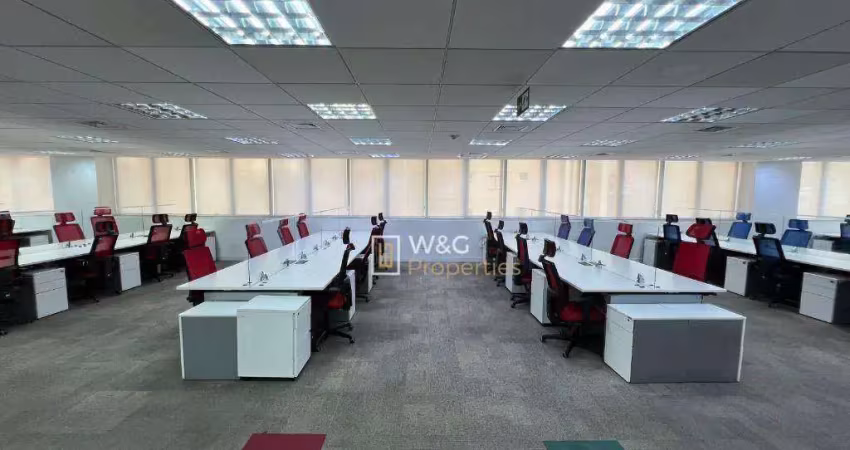 Andar corporativo para alugar, 632 m² por r$ 78.429,02/mês - itaim bibi - são paulo/sp