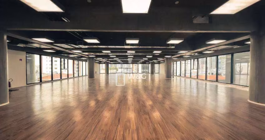 Andar corporativo para alugar, 883 m² por r$ 100.662,00/mês - pinheiros - são paulo/sp