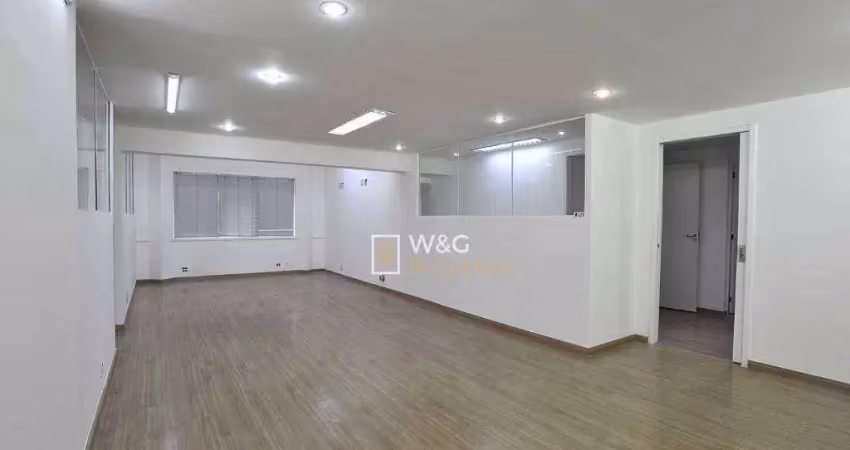 Conjunto para alugar, 107 m² por r$ 8.255,00/mês - berrini - são paulo/sp