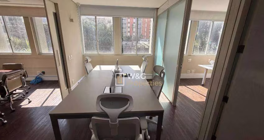 Conjunto para alugar, 84 m² por r$ 9.952,00/mês - itaim bibi - são paulo/sp