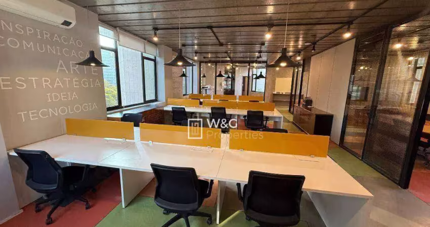 Conjunto para alugar, 140 m² por r$ 13.089,93/mês - cidade monções - são paulo/sp