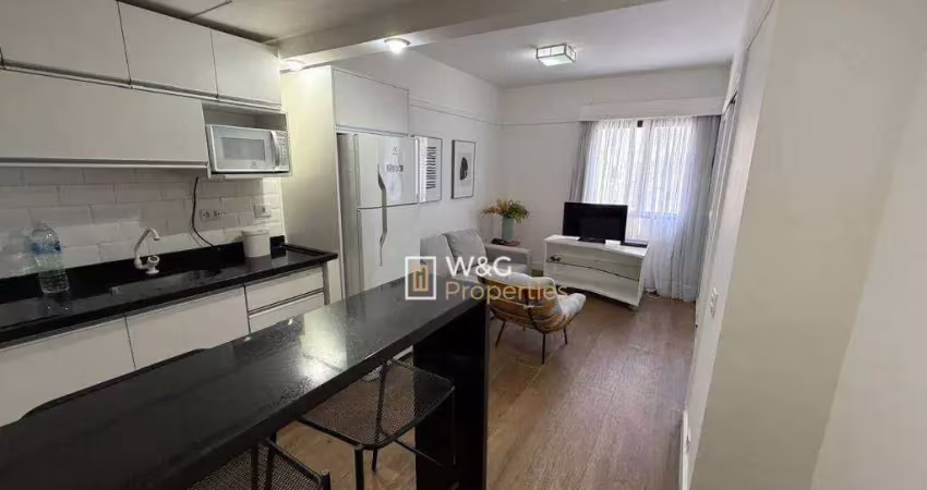 Flat com 1 dormitório para alugar, 32 m² por r$ 5.600,00/mês - cidade jardim - são paulo/sp