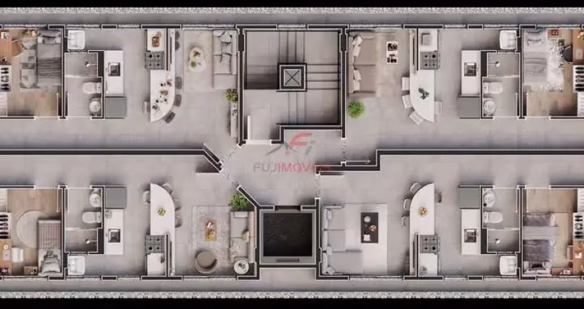 Apartamento com 2 quartos à venda na Rua Marechal Deodoro, 1322, Zona 07, Maringá