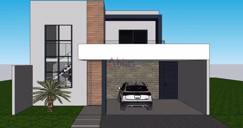 Casa Sobrado em Construção, inacabado.  R$ 580.000,00 - Condomínio Faixa Azul - Samambaia  -  São Carlos