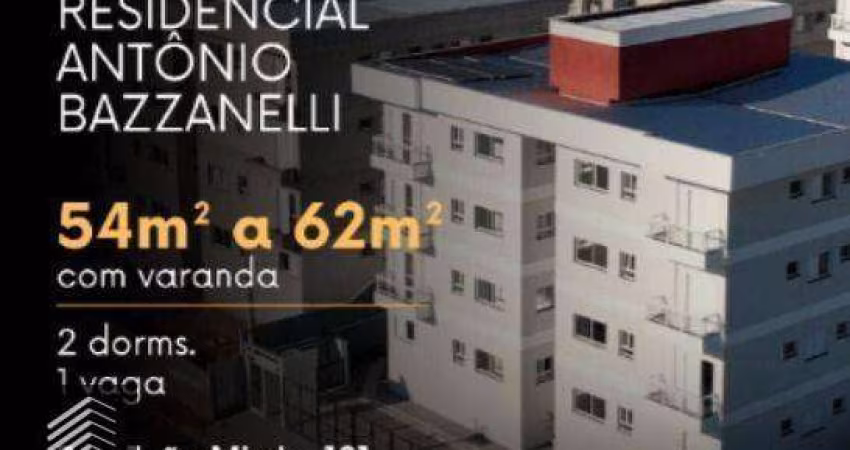 Apartamento com 2 dormitórios à venda, 62 m² por R$ 320.000,00 - Campo Limpo - Americana/SP
