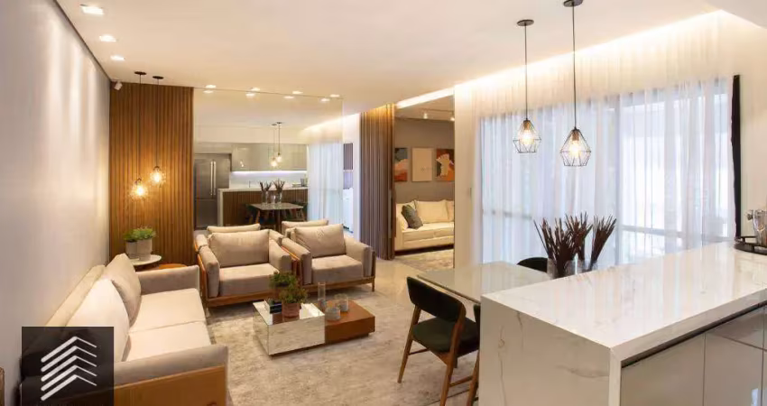 Apartamento com 3 dormitórios à venda, 88 m² por r$ 800.000,00 - cechino - americana/sp