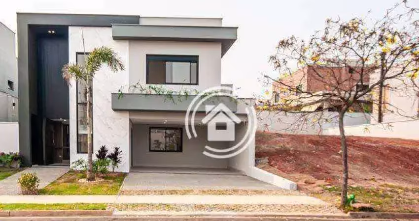 Casa com 3 dormitórios à venda, 228 m² por r$ 1.890.000,00 - loteamento residencial e comercial villa d'aquila - piracicaba/sp