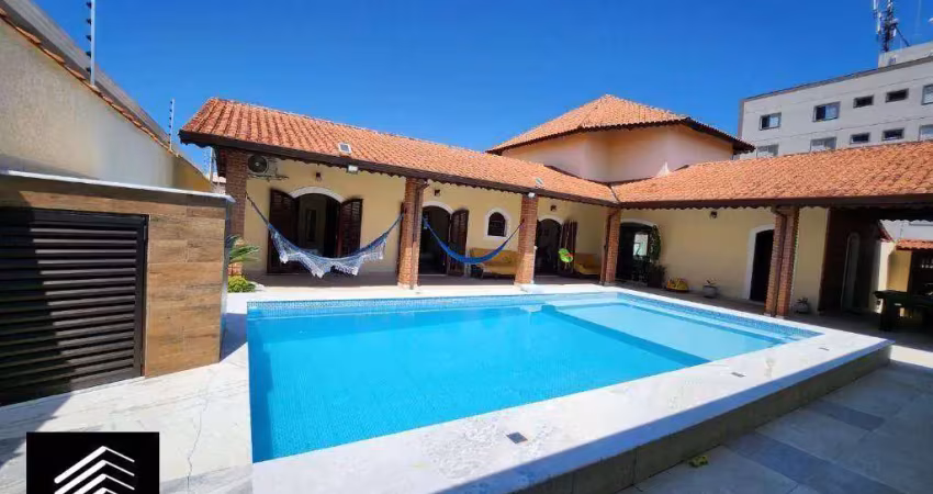 Casa com 4 dormitórios à venda, 396 m² por r$ 1.100.000,00 - balneário três marias - peruíbe/sp