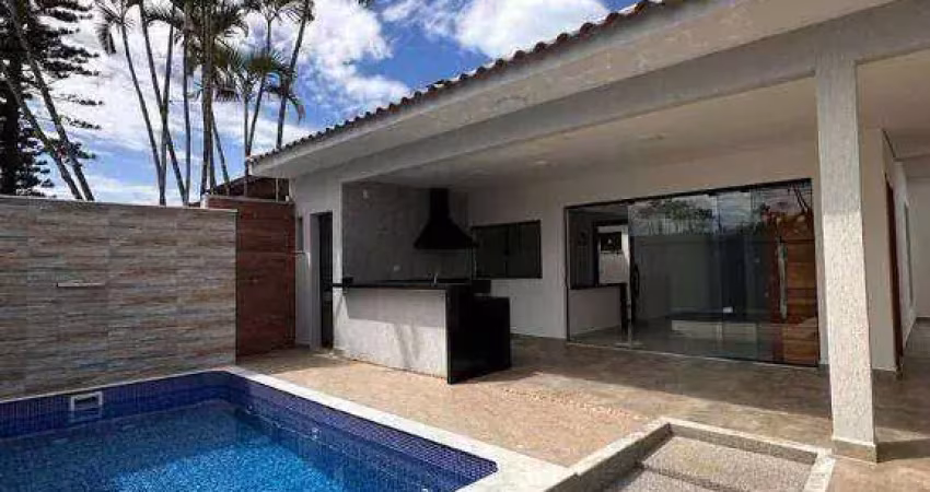 Casa com 3 dormitórios à venda, 132 m² por r$ 770.000,00 - jardim imperador - peruíbe/sp
