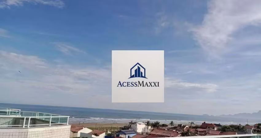 Cobertura com 4 dormitórios à venda, 112 m² por r$ 550.000 - estância balneária belmira novaes - peruíbe/sp