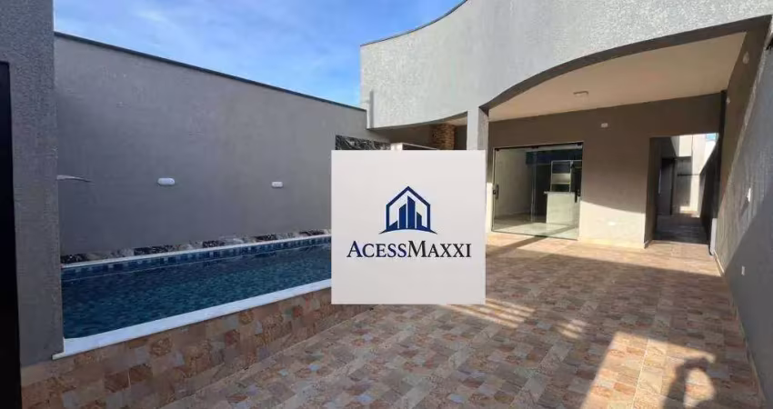 Casa com 3 dormitórios à venda, 83 m² por r$ 420.000,00 - parque d'aville residencial - peruíbe/sp