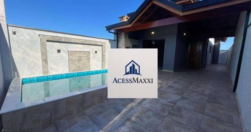 Casa com 2 dormitórios à venda, 82 m² por r$ 429.000 - flora rica ii - peruíbe/sp