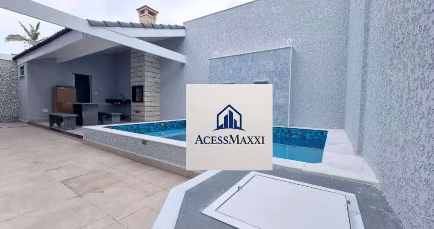 Casa com 3 dormitórios à venda, 170 m² por r$ 790.000 - jardim imperador - peruíbe/sp