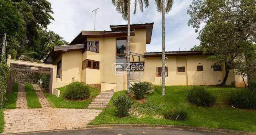 Casa em condomínio à venda com 420 m², 4 quartos 2 vagas em jardim botânico (sousas), campinas