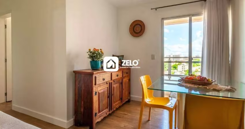 Apartamento à venda com 62 m², 3 quartos 1 vaga em bonfim, campinas