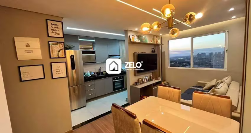Apartamento à venda com 43,45 m², 2 quartos 1 vaga em parque industrial, campinas