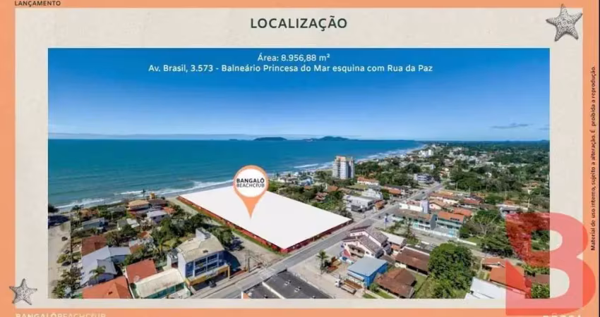 Bangalô beach club - frente para o mar - apartamentos com 02 ou 03 dormitórios (sendo 01)