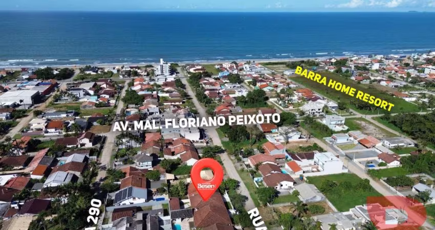 CASA MISTA (ALVENARIA E MADEIRA) + EDICULA COM ÁREA APROXIMADA DE 218,00M2- APENAS 400MTRS DA PRAIA- BARRA DO SAI