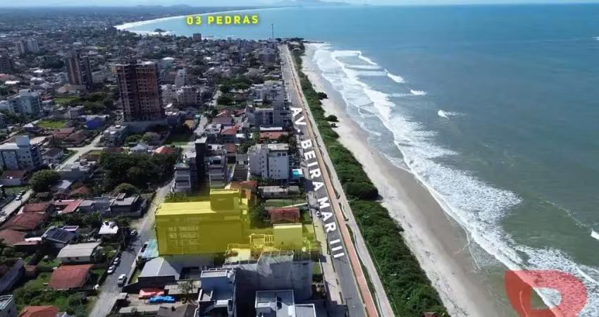 Cobertura frente para o mar no costa rica residencial, av beira mar iii,  04 suítes, elevador panorâmico