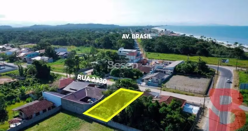 Ótimo terreno 150 metros da praia 360 m² | face norte