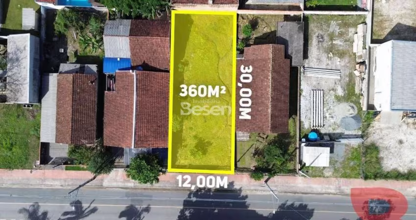 TERRENO Á VENDA com 360m² de área disponível!