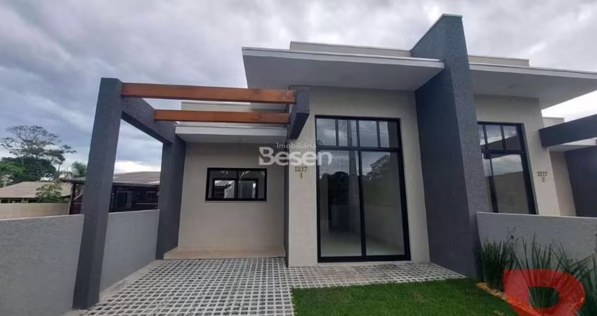 CASA NOVA COM 02 DORMITÓRIOS (SENDO UMA SUITE)