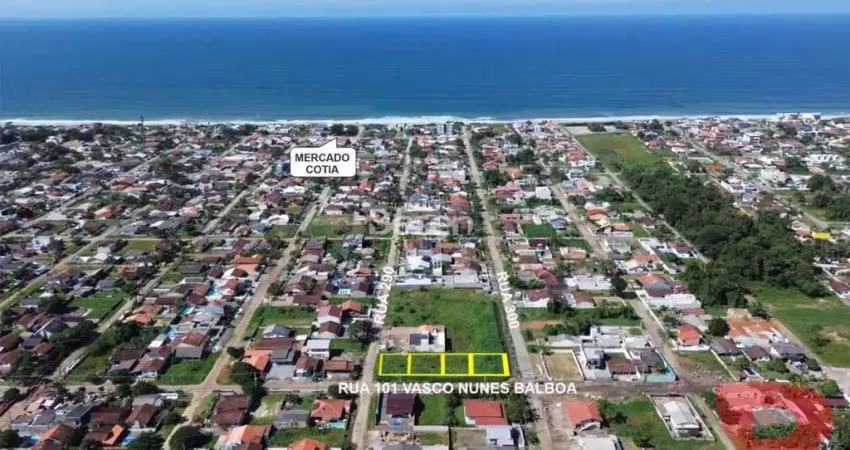 Área de 1.440,00m², no bairro barra do saí em itapoá, a penas 03 quadras da praia, região residencial