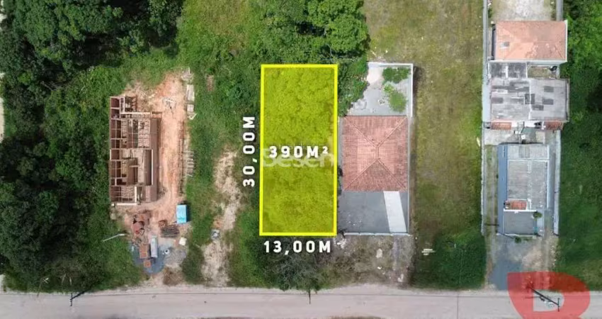 Excelente terreno face norte, meio de quadra, medindo 390,00m² - localizado na barra do saí, balneário volta ao mundo i