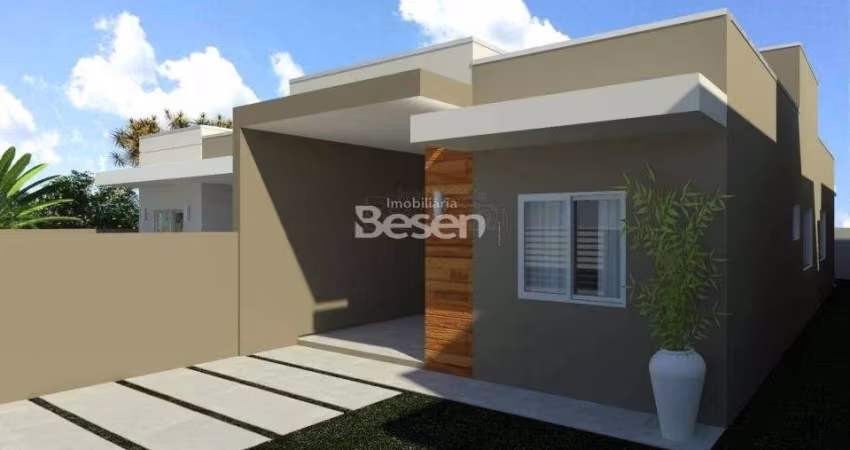CASA COM 03 QUARTOS SENDO 01 SUÍTE, COM ESPAÇO DE TERRENO E EXCELENTE ACABAMENTO.