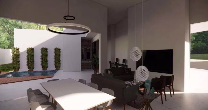 Casa à venda em Paulínia, Betel, com 3 suítes, com 179.68 m², Condomínio Residencial Villa Franca