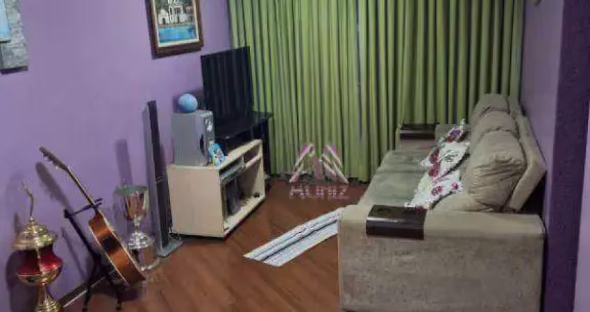 Apartamento com 2 dormitórios à venda, 56 m² por r$ 285.000,00 - taboão - diadema/sp