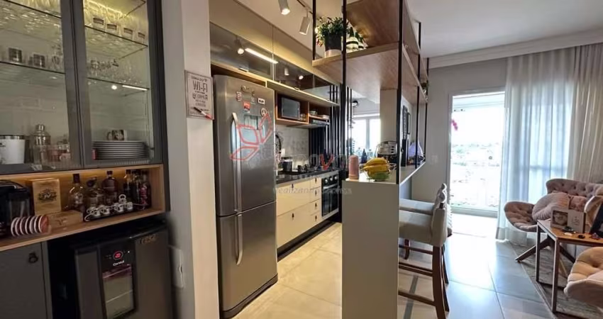 Apartamento mobiliado e decorado Jardim Contorno, Residencial Nova Nação América, Bauru-SP