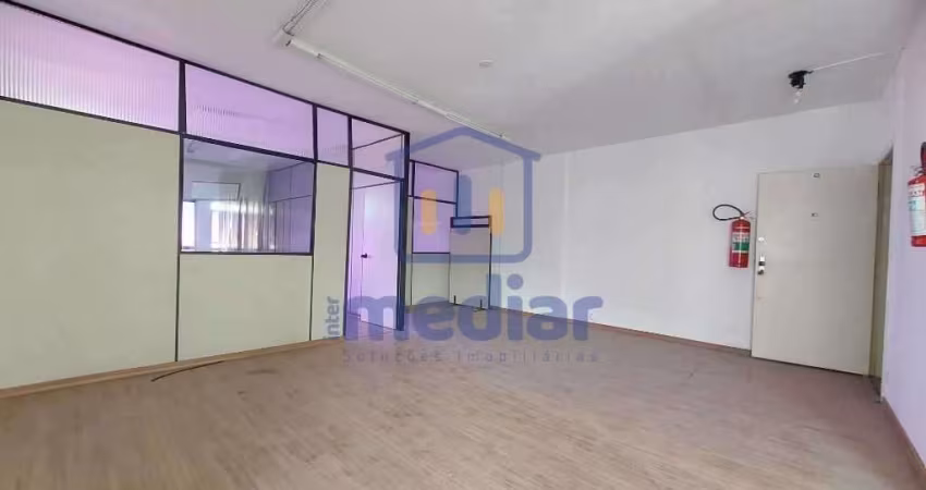 Ponto comercial com 3 salas para alugar na Avenida Ana Costa, Vila Mathias, Santos