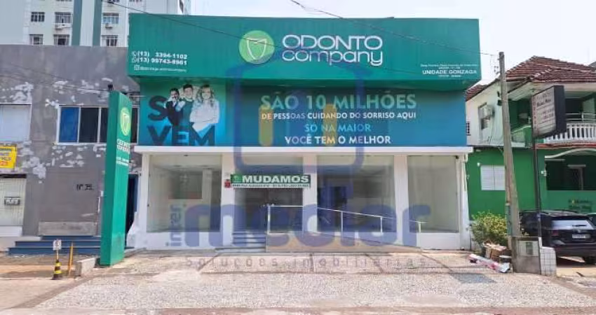 Casa comercial para alugar na Rua Alagoas, Gonzaga, Santos