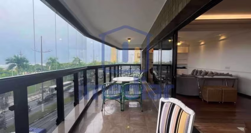 Apartamento com 3 quartos para alugar na Avenida Presidente Wilson, Pompéia, Santos