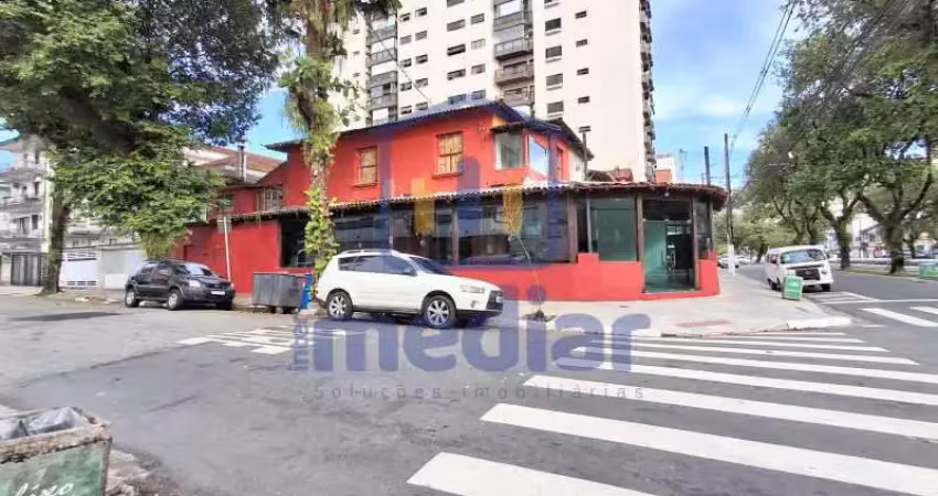 Casa comercial à venda na Avenida Senador Pinheiro Machado, Campo Grande, Santos