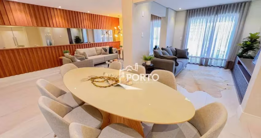 Lançamento de apartamentos, pronto para morar, com 164 m² - edifício residencial floriano, no centro de piracicaba/sp.