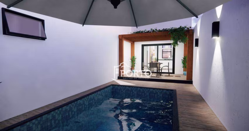 Casa com 3 dormitórios à venda, 150 m² - Residencial Soleil - Piracicaba/SP