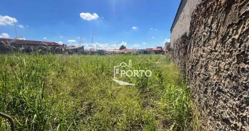 Terreno à venda, 300 m² - Nova Piracicaba - Piracicaba/SP