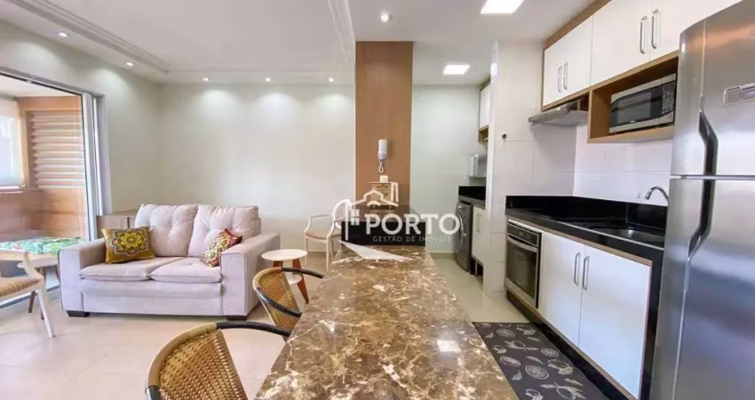 Apartamento com 1 dormitório à venda, 54 m² por r$ 640.000,00 - são dimas - piracicaba/sp