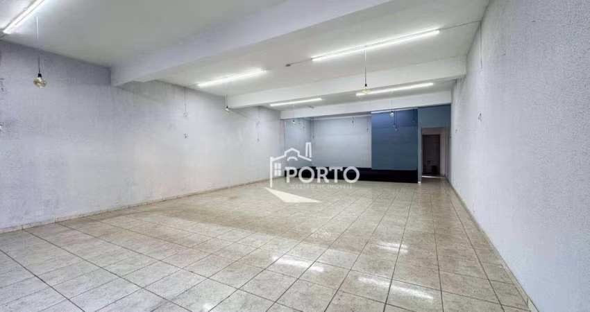 Salão, 221 m² - venda por R$ 850.000,00 ou aluguel por R$ 4.500,00/mês - Centro - Piracicaba/SP