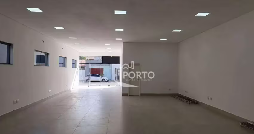 Salão comercial térreo para alugar no bairro são dimas em piracicaba