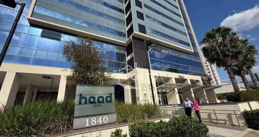 Sala comercial à venda no edifício head tower no bairro alto em piracicaba
